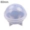 20/30/40/50/60Mm Silicone Ball Maker Mold Round Sphere Mould Diy Craft Ornament